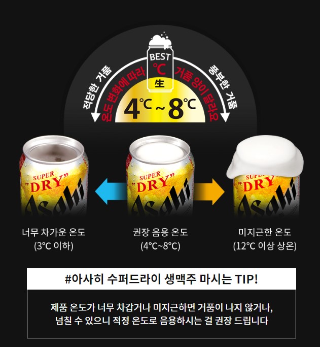 아사히 슈퍼드라이 생맥주 