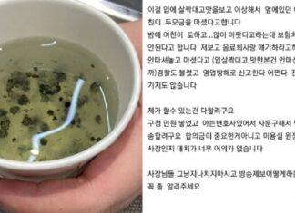 “이거 마시고 구토”…미용실서 준 음료 속 ‘검은 물체’ 뜨악