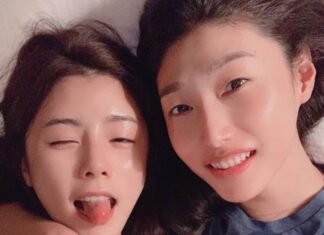 이다영, 김연경과 누워 있는 사진 올리며 “사과해, 그럼 비밀 지켜줄게”