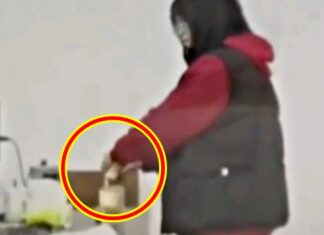 임신한 직장 동료 텀블러에 독극물 타는 모습이 찍혔다