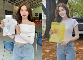 태국 군대 제비뽑기하러 온 여신급 트랜스젠더들 사진