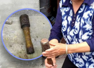 20년 동안 수류탄을 망치로 써온 할머니