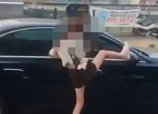 자기 차 발로 차며 부순 신림동 벤츠녀, 이유 조사해 봤더니… 신림동 벤츠