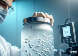 한때 유행이던 정자, 난자 냉동…”결국 폐기”한 연예인은 누구? 냉동정자 만드는 모습 / AI제작