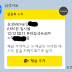 삼성카드 정산