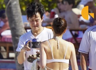 수영복 입은 이정재-임세령, 파파라치 찍힌 곳은 여기