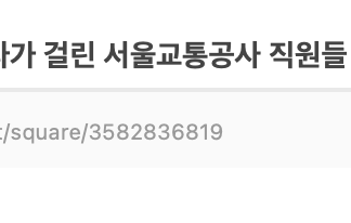 근무 시간 중 관계 가진 서울교통공사 직원…유부남 소문은?