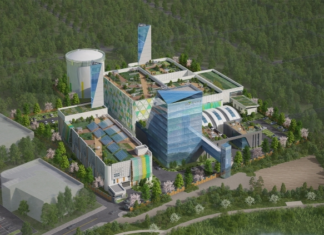 서울 강서구 35개 지역단체 강서지역난방 민영화 반대 마곡열병합발전소 조감도