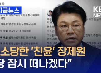 장제원이 여비서한테 보낸 문자 “그렇게 가버리면 내 마음은…”