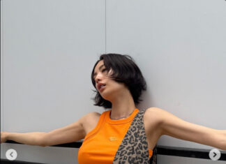 나나, 한여름 노브라 패션