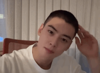 머리 빡빡 깎은 차은우…입대 전 마지막 말