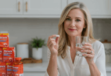 포경수술 후 ‘타이레놀’ 복용하면 자폐 위험 2배 증가? 타이레놀을 들고 있는 여성