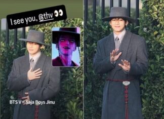 케데헌 사자보이즈 진우랑 똑같다고 난리난 BTS 뷔 패션