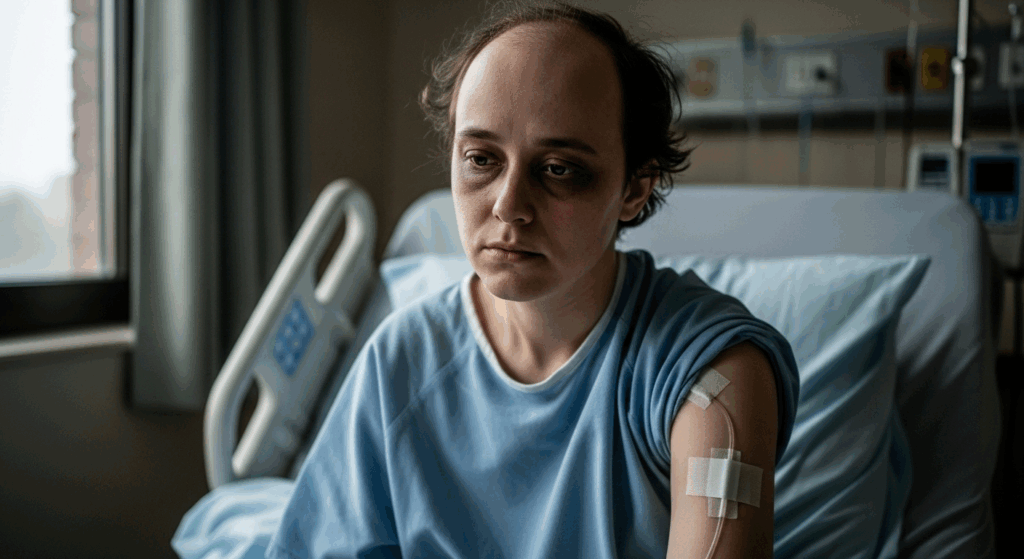 혈액암의 주요 증상으로 무기력증, 빈혈, 출혈에 따른 멍, 체증감소 등이 일어난다