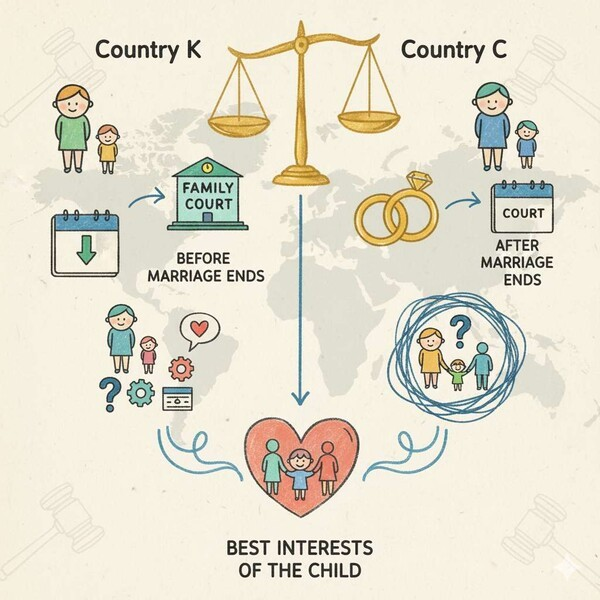 한·중 가정법, 자녀 복리 개입 시점 '온도차'