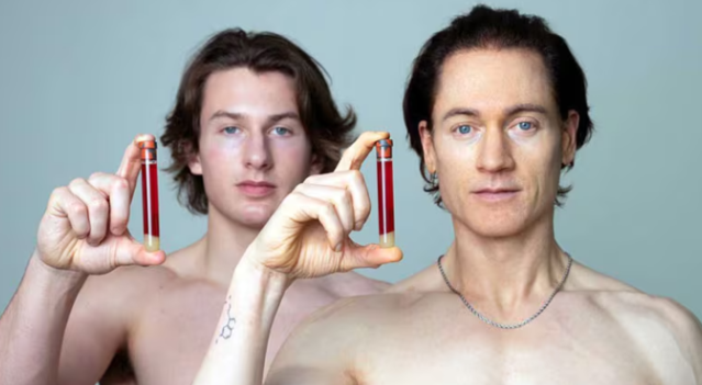 본인의 10대 자녀의 혈장까지 수혈받아 회춘을 꿈꿔온 미국 억만장자 브라이언 존슨 / 브라이언존슨 인스타그램