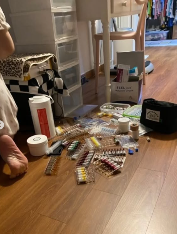 불법 의료 시술이 있었던 사실을 폭로한 박나래 전 매니저가 제보한 사진