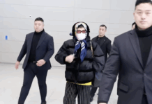 오늘자 지드래곤 샤넬 신상 패딩